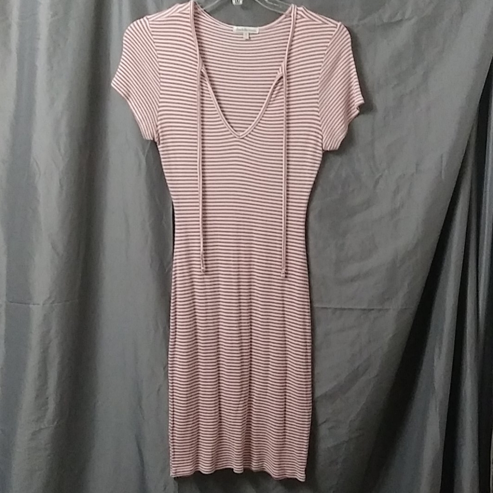Charlotte Russe ~ M ~ Pink and White Striped